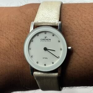 White Grenen Watch